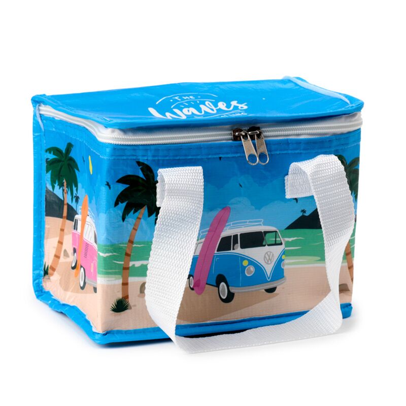 RPET Cool Bag Lunch Bag Volkswagen VW T1 Camper Bus Waves Are Calling