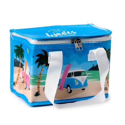 RPET Cool Bag Lunch Bag Volkswagen VW T1 Camper Bus Waves Are Calling