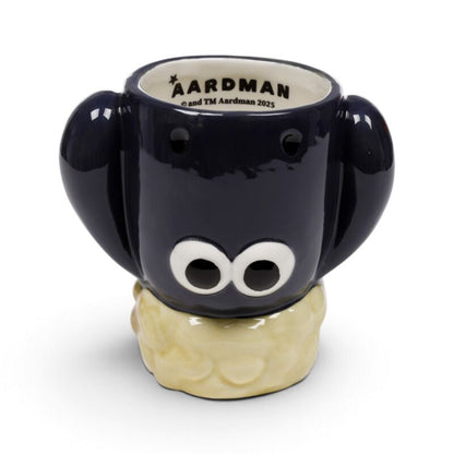 Shaun the Sheep Upside Down Ceramic Shaped Mug