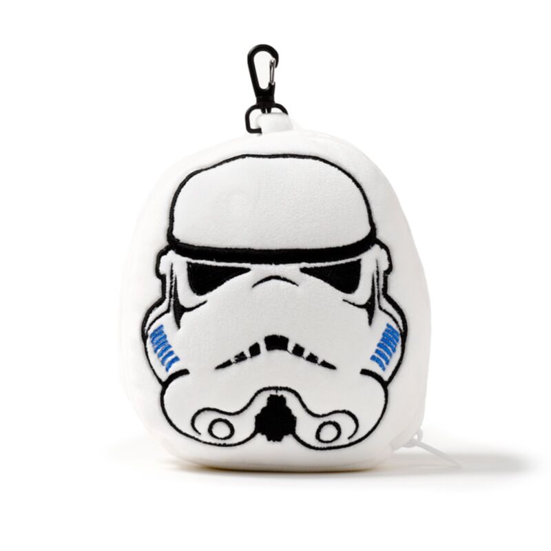 Relaxeazzz The Original Stormtrooper Shaped Plush Travel Pillow & Eye Mask