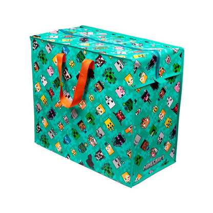 Minecraft Chibi Zip Up Laundry Storage Bag