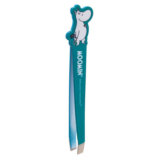 Aquamarine Moomin Shaped Stainless Steel Tweezers