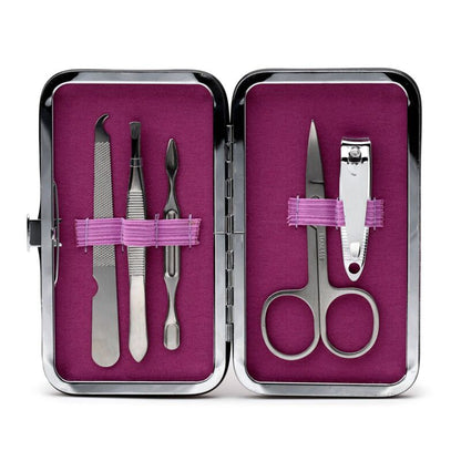 Moomin 5 Piece Manicure Set - Mauve