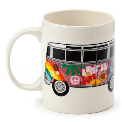Volkswagen VW T1 Camper Bus Summer Porcelain Mug