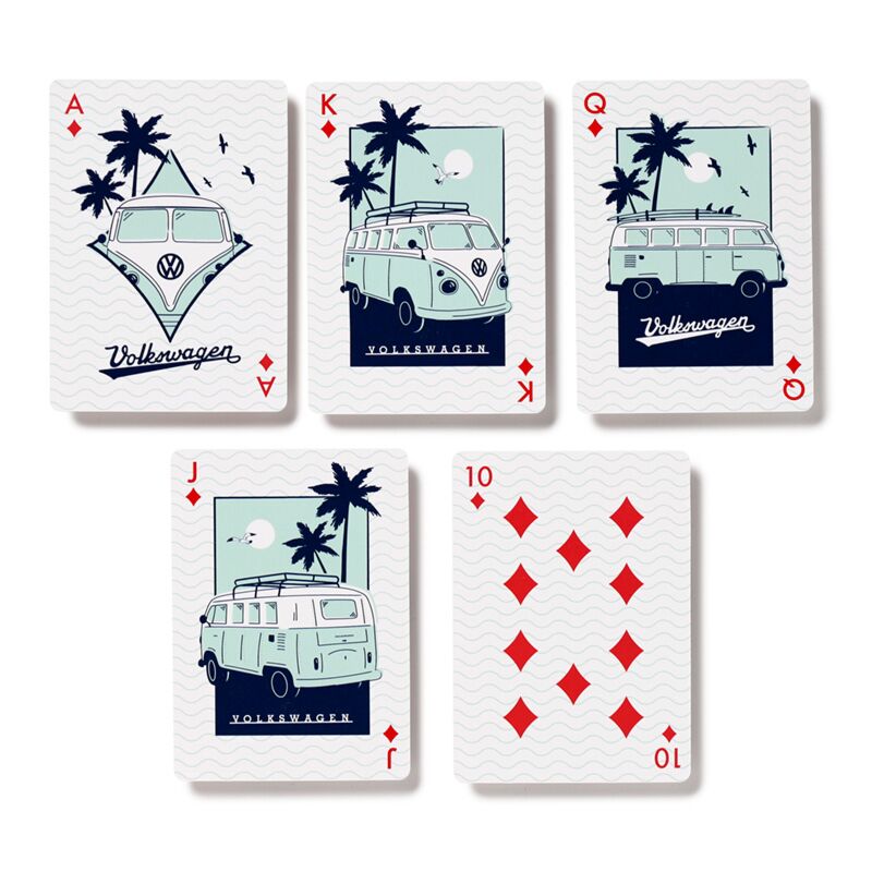 Explore More Volkswagen VW T1 Camper Bus Standard Playing Card Deck