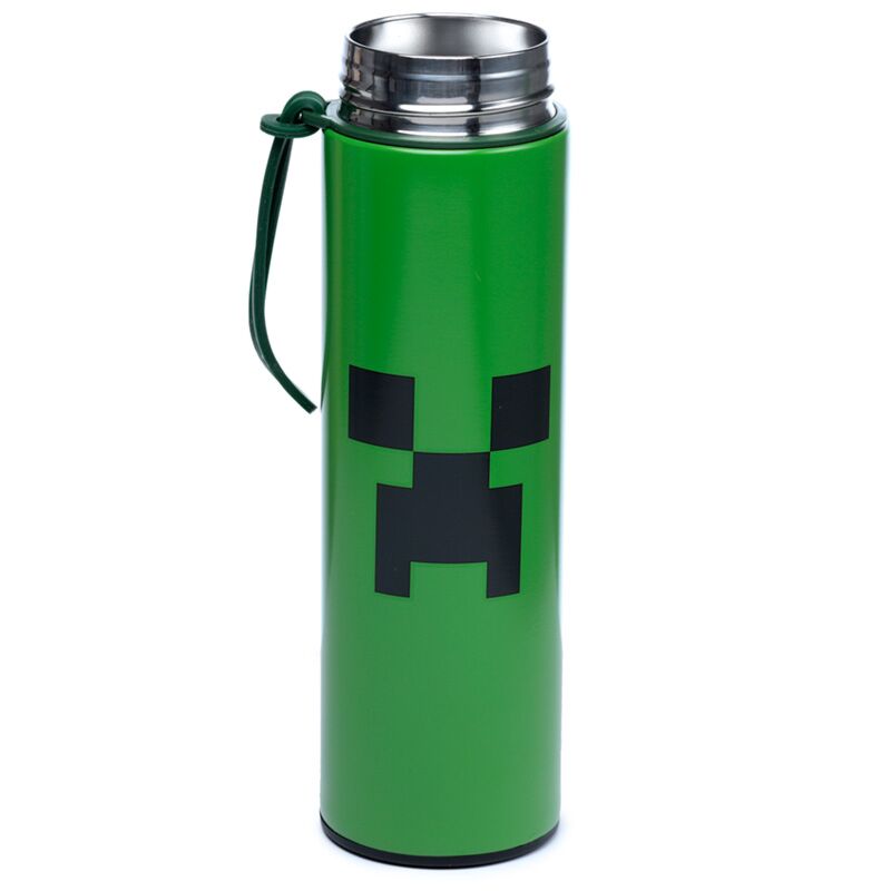 Minecraft Creeper Hot & Cold Digital Thermometer Bottle
