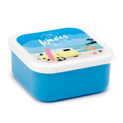 Set of 3 Lunch Box M/L/XL Volkswagen VW T1 Camper Bus Waves are Calling