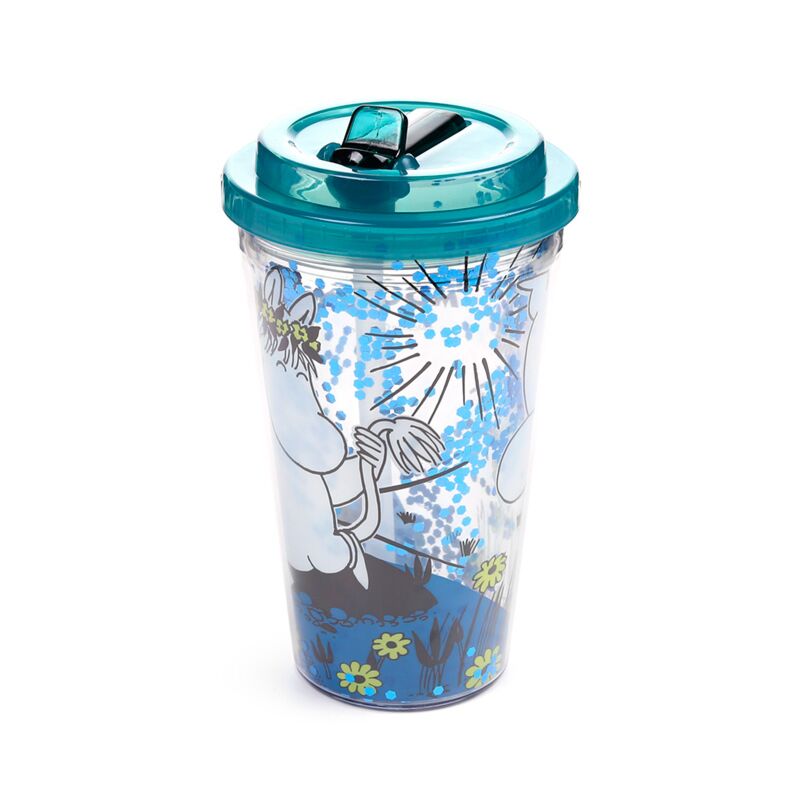 Moomin Double Walled Cup & Straw