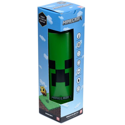 Minecraft Creeper Hot & Cold Digital Thermometer Bottle