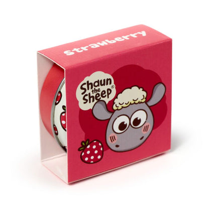 Kawaii Cute Shaun the Sheep Lip Balm in a Tin - Strawberry