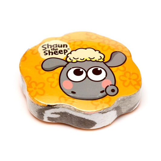 Kawaii Cute Shaun the Sheep Compressed Travel Towel - Yellow