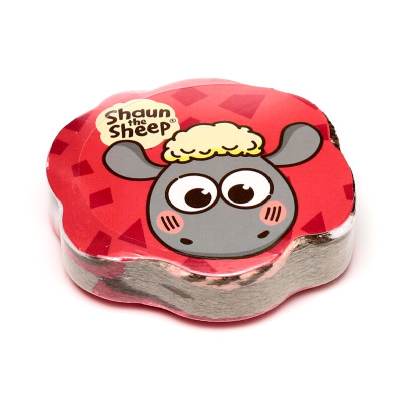 Kawaii Cute Shaun the Sheep Compressed Travel Towel - Red