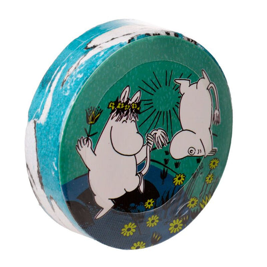 Moomin Compressed Travel Towel - Green