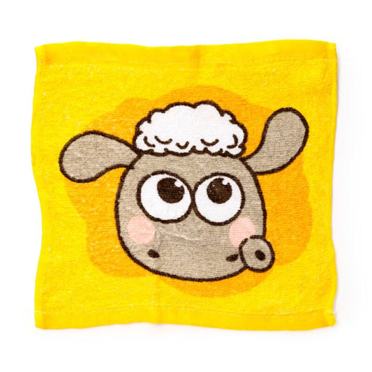 Kawaii Cute Shaun the Sheep Compressed Travel Towel - Yellow