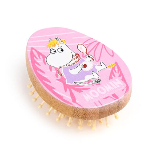 Moomin Tammi Shaped Bamboo Hair Brush - Snorkmaiden