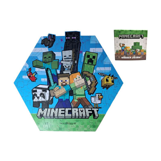 Minecraft 130pc Shaped Jigsaw Puzzle