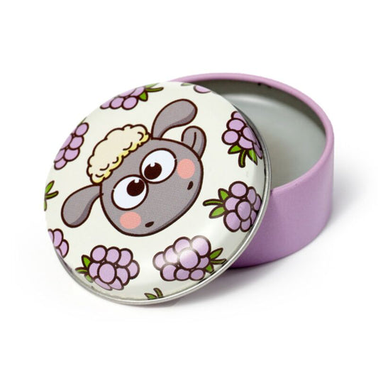 Kawaii Cute Shaun the Sheep Lip Balm in a Tin - Berry