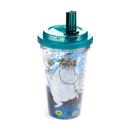 Moomin Double Walled Cup & Straw