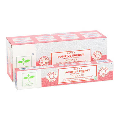 Set of 6 Earth Satya Positive Energy Incense (12/50)
