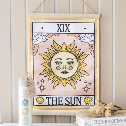The Sun Vintage Tarot Wall Hanging
