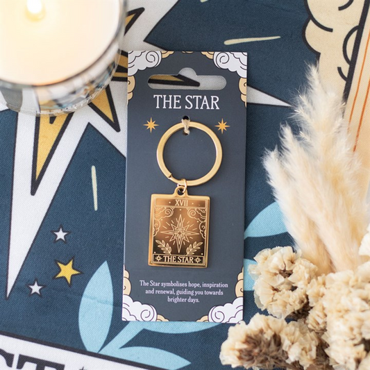 The Star Vintage Tarot Keyring